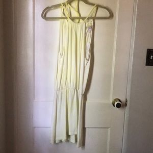 Spiritual Gangster Yellow TieDye Halter Mini Dress